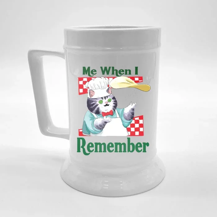 Remembering Front & Back Beer Stein