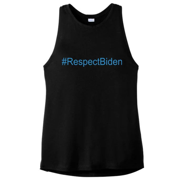 #RespectBiden Ladies Tri-Blend Wicking Tank