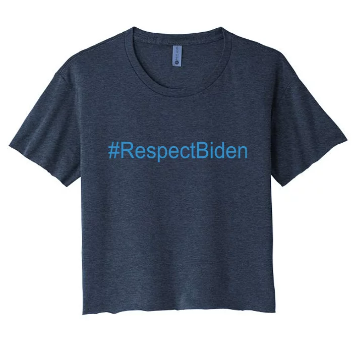 #RespectBiden Women's Crop Top Tee