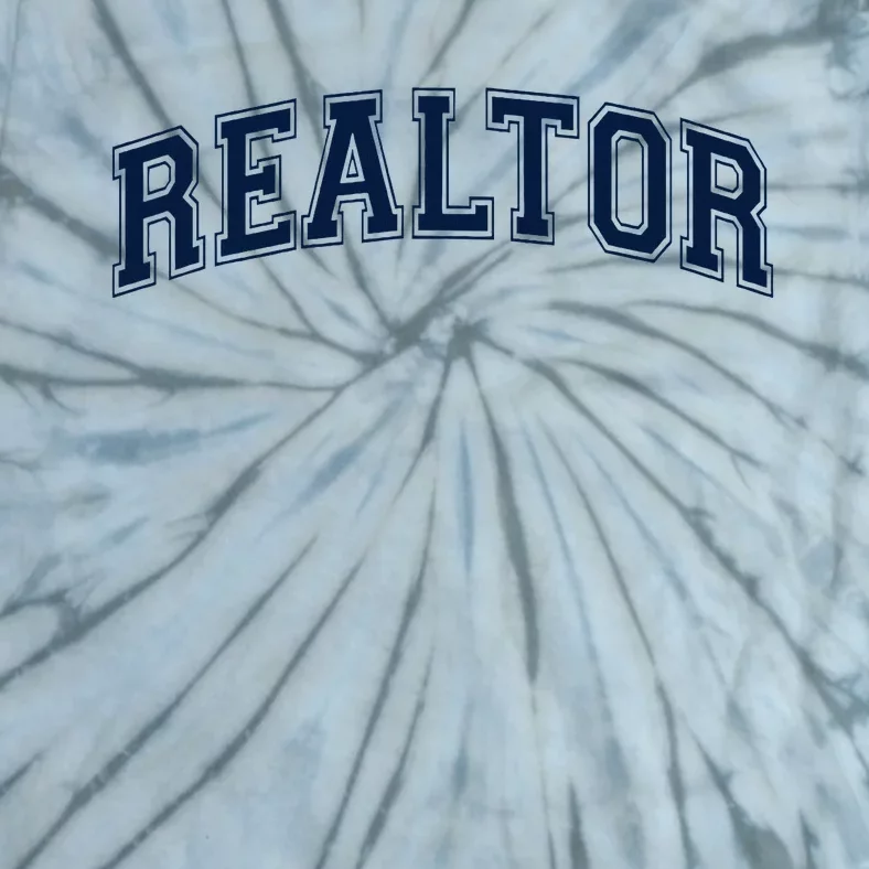 Realtor Real Estate Agent Broker Varsity Style Tie-Dye T-Shirt