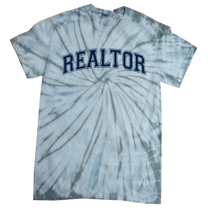 Realtor Real Estate Agent Broker Varsity Style Tie-Dye T-Shirt