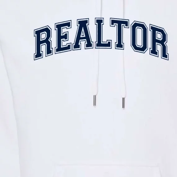 Realtor Real Estate Agent Broker Varsity Style Premium Hoodie