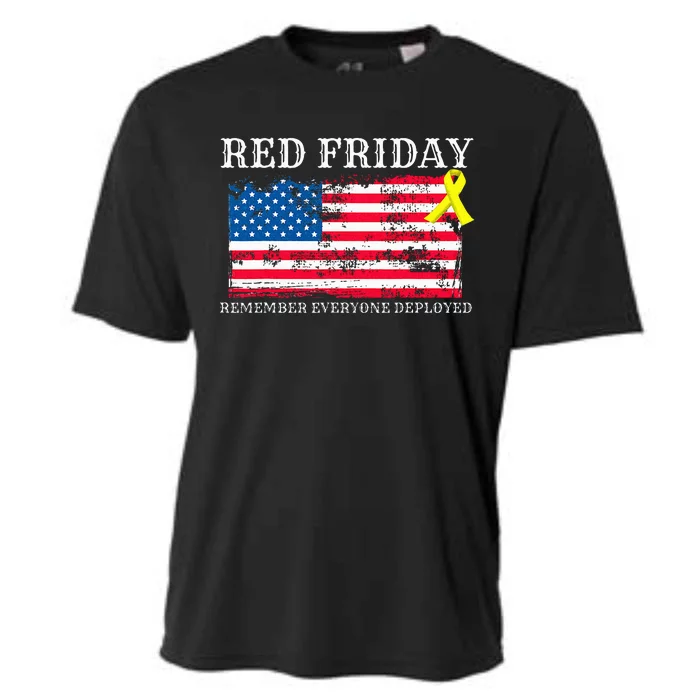 R.E.D Remember Everyone Deployed Red Friday Military Cooling Performance Crew T-Shirt