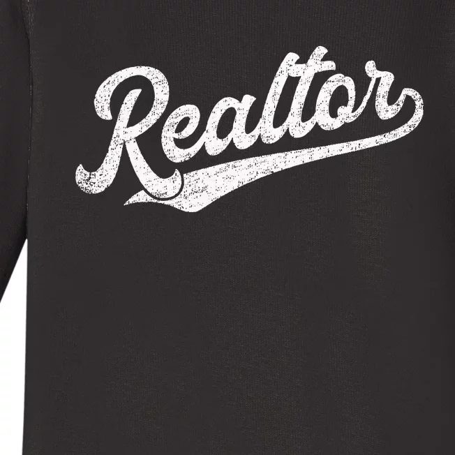 Realtor Real Estate Agent Baby Long Sleeve Bodysuit