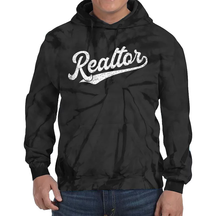 Realtor Real Estate Agent Tie Dye Hoodie