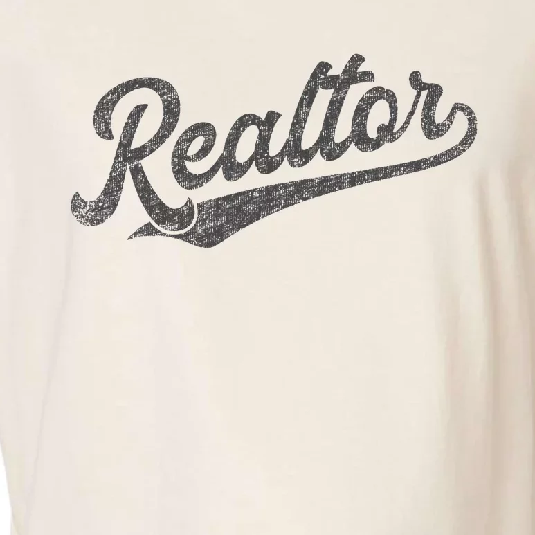 Realtor Real Estate Agent Retro Garment-Dyed Women's Muscle Tee