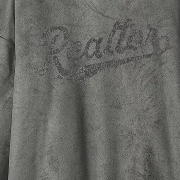 Realtor Real Estate Agent Retro Hooded Wearable Blanket