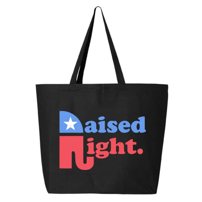 Raised Right Elephant Retro 25L Jumbo Tote