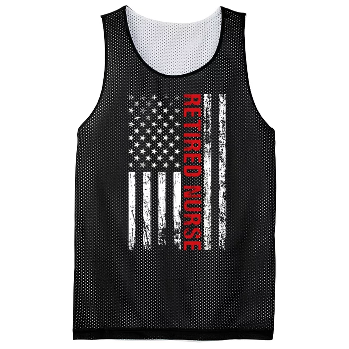 Retired Nurse Mesh Reversible Basketball Jersey Tank