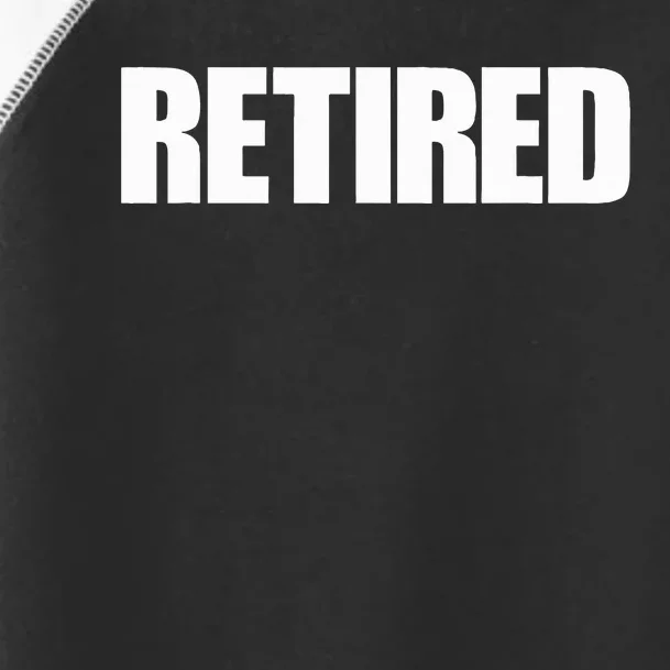 Retired Toddler Fine Jersey T-Shirt