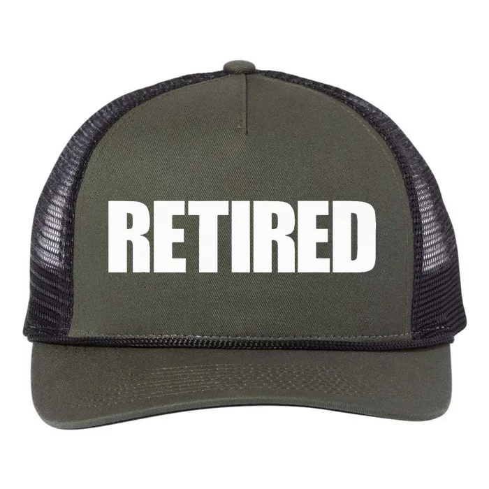 Retired Retro Rope Trucker Hat Cap