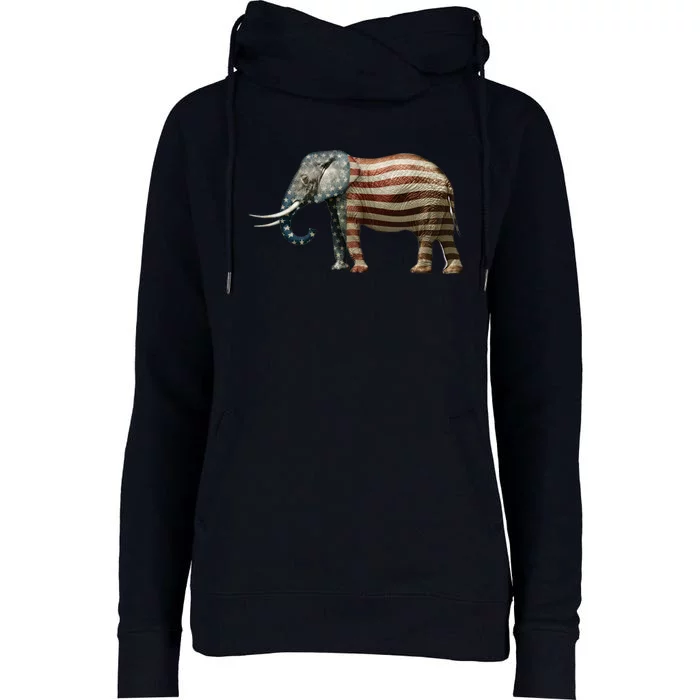 Republican Womens Funnel Neck Pullover Hood