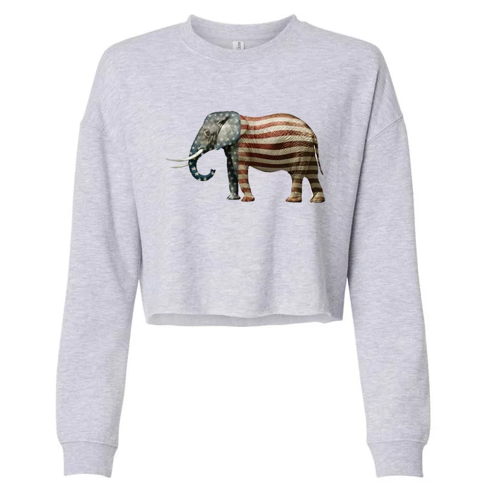 Republican Cropped Pullover Crew