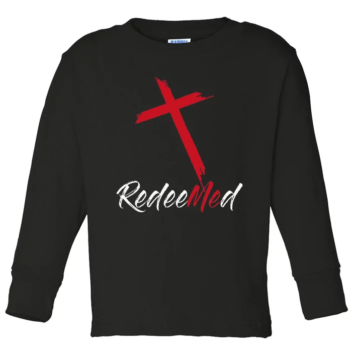 Redeemed Toddler Long Sleeve Shirt