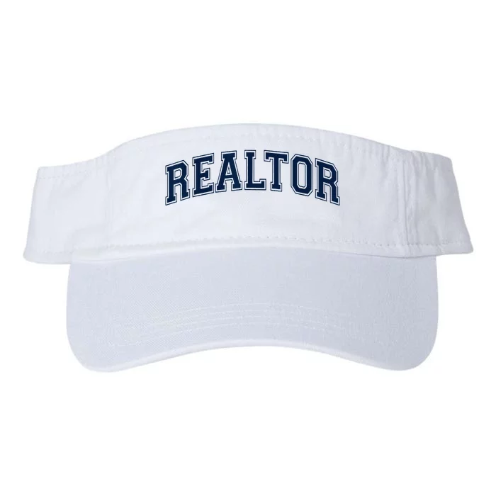 REALTOR REAL ESTATE AGENT BROKER VARSITY STYLE Valucap Bio-Washed Visor