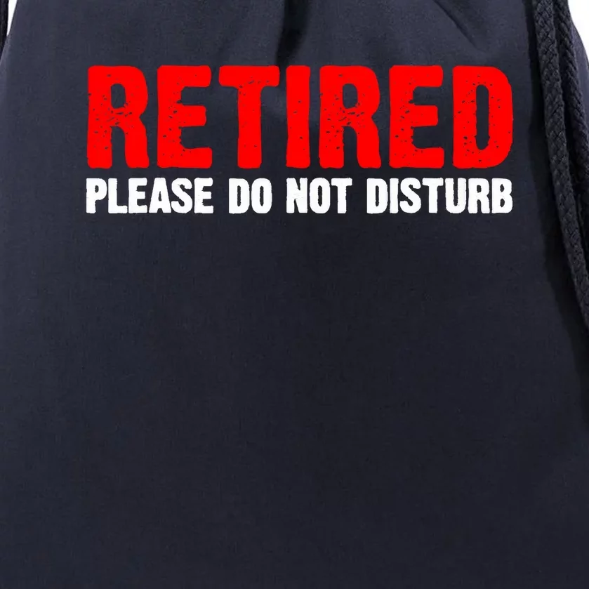 Unique Retirement  Retired Worked Retiring Drawstring Bag