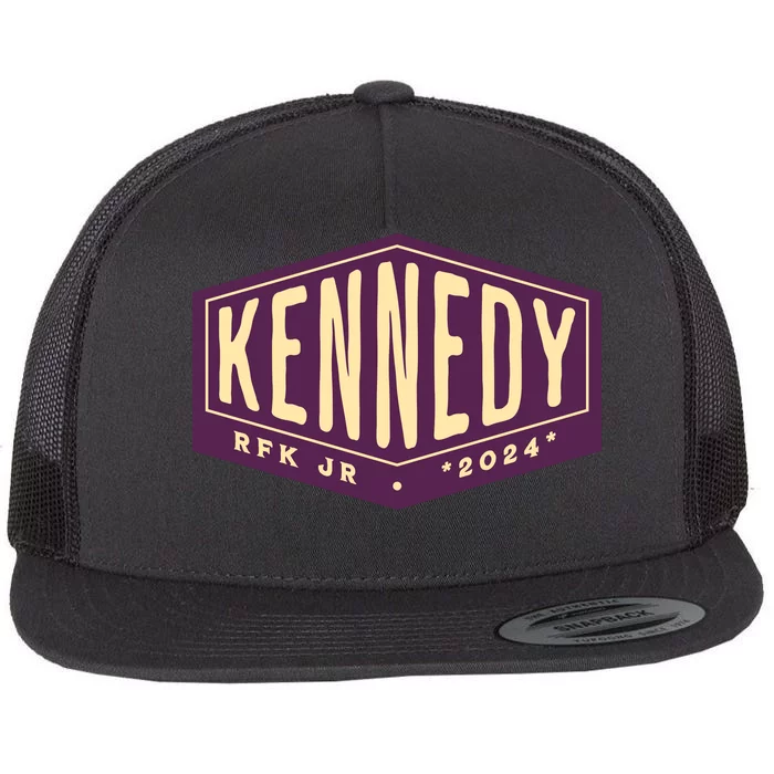 RFK Robert F Kennedy Jr For President 2024 Flat Bill Trucker Hat