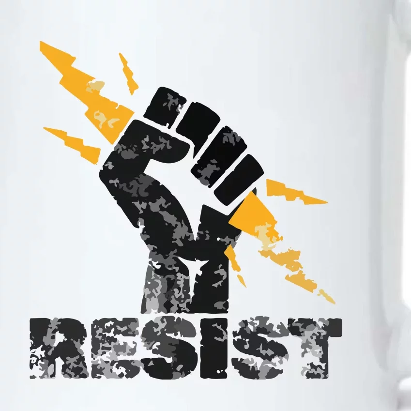 Resist | Resist Fist And Equal Right Black Color Changing Mug