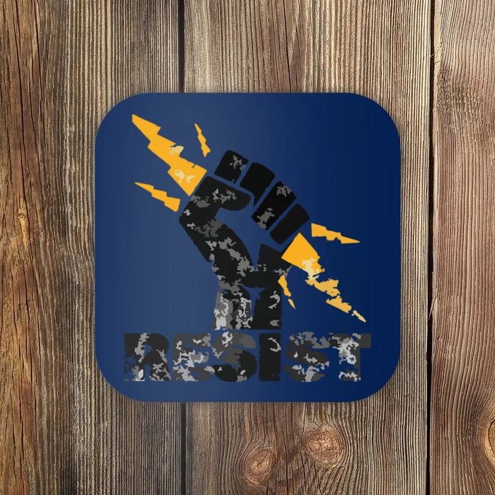 Resist | Resist Fist And Equal Right Coaster