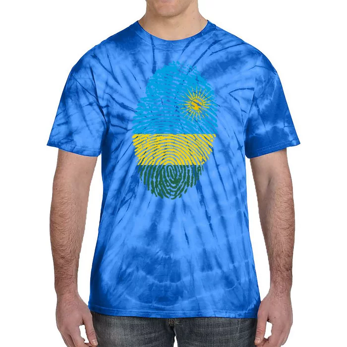 Rwanda Rwandan Flag Patriotic Pride Heritage Gift Tie-Dye T-Shirt