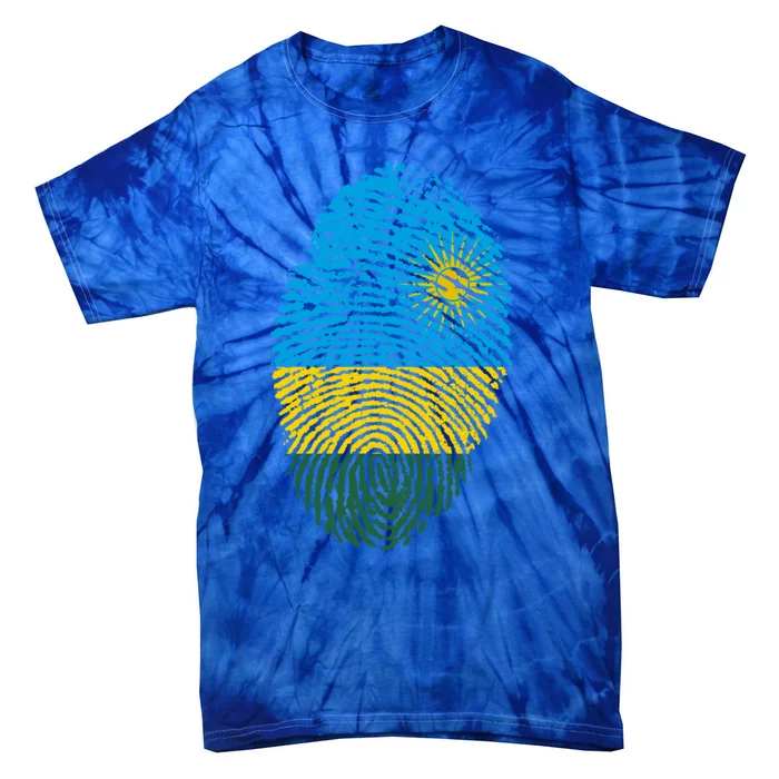 Rwanda Rwandan Flag Patriotic Pride Heritage Gift Tie-Dye T-Shirt