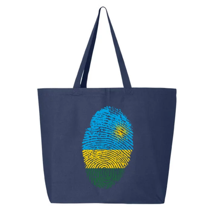 Rwanda Rwandan Flag Patriotic Pride Heritage Gift 25L Jumbo Tote