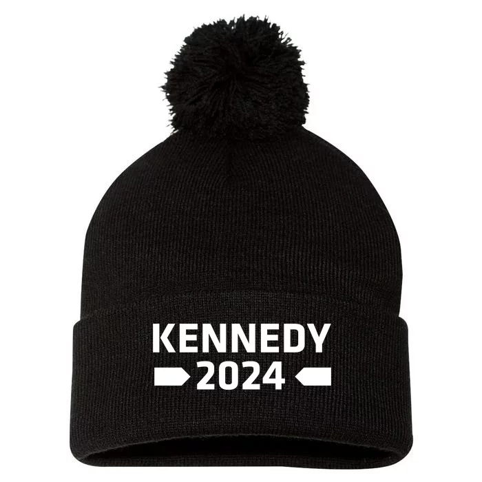 RFK Robert F Kennedy Jr For President 2024 Pom Pom 12in Knit Beanie