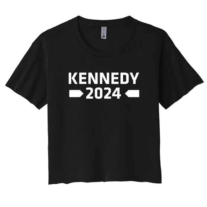 RFK Robert F Kennedy Jr For President 2024 Women's Crop Top Tee