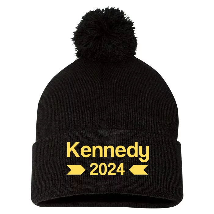 RFK Robert F Kennedy Jr For President 2024 Pom Pom 12in Knit Beanie