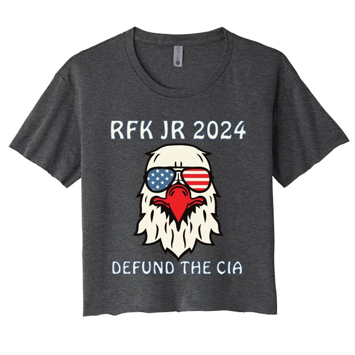 RFK Robert F Kennedy Jr For President 2024 Women's Crop Top Tee