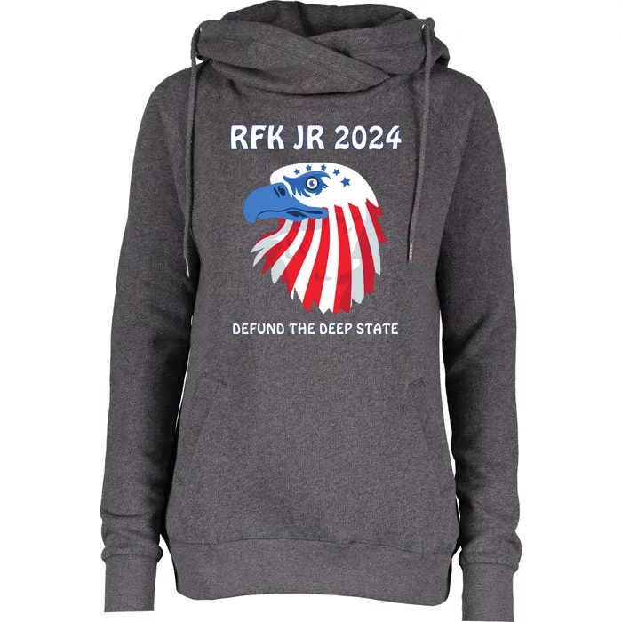 RFK Robert F Kennedy Jr For President 2024 Womens Funnel Neck Pullover Hood