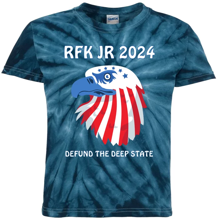 RFK Robert F Kennedy Jr For President 2024 Kids Tie-Dye T-Shirt