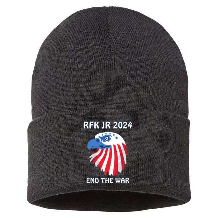 RFK Robert F Kennedy Jr For President 2024 Sustainable Knit Beanie