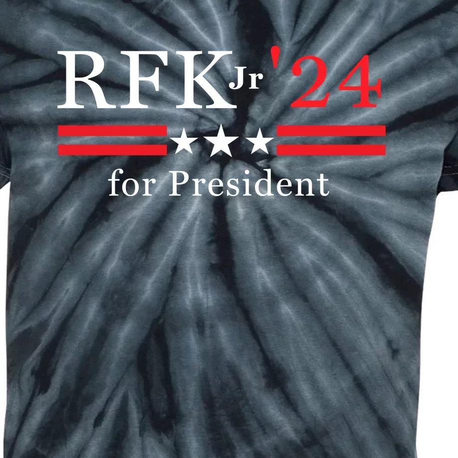 RFK Robert F Kennedy Jr For President 2024 Kids Tie-Dye T-Shirt