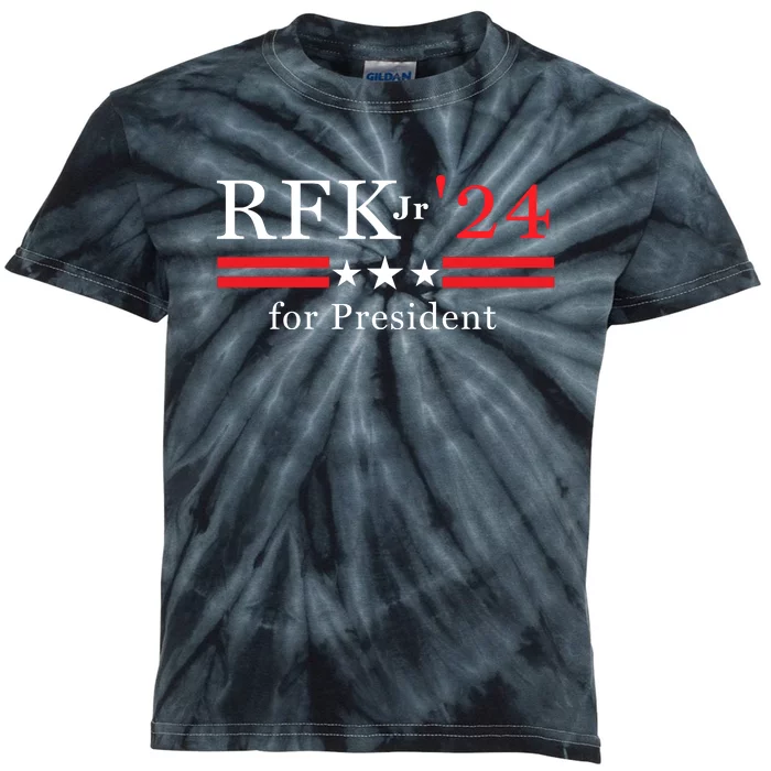 RFK Robert F Kennedy Jr For President 2024 Kids Tie-Dye T-Shirt