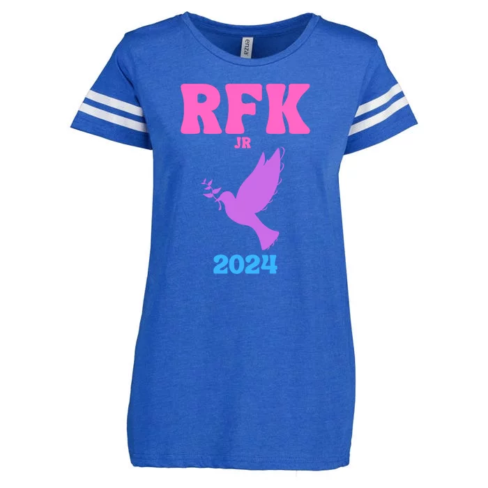 RFK Robert F Kennedy Jr For President 2024 Enza Ladies Jersey Football T-Shirt