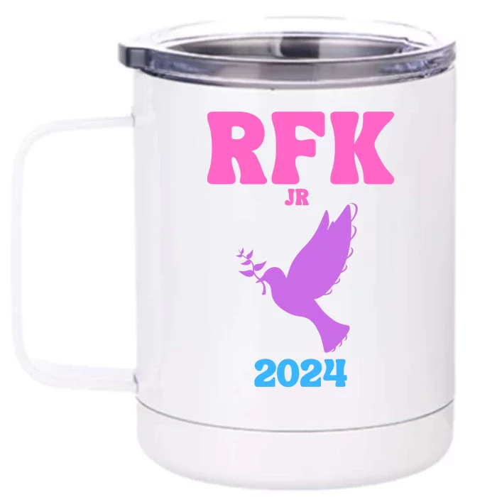 RFK Robert F Kennedy Jr For President 2024 Front & Back 12oz Stainless Steel Tumbler Cup