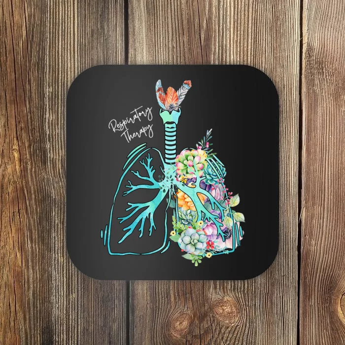 Respiratory Rapy Flower Lung Respiratory Rapist Coaster