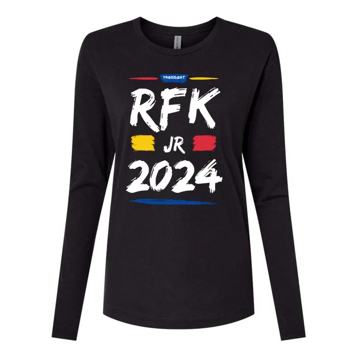 RFK Robert F Kennedy Jr For President 2024 Womens Cotton Relaxed Long Sleeve T-Shirt