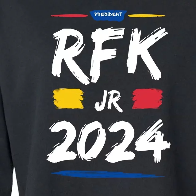 RFK Robert F Kennedy Jr For President 2024 Cropped Pullover Crew