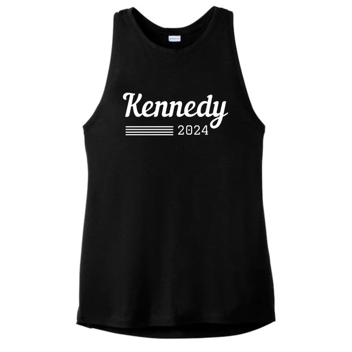 RFK Robert F Kennedy Jr For President 2024 Ladies Tri-Blend Wicking Tank