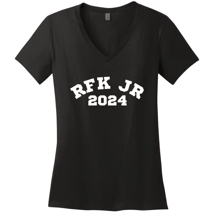 RFK Robert F Kennedy Jr For President 2024 Women's V-Neck T-Shirt