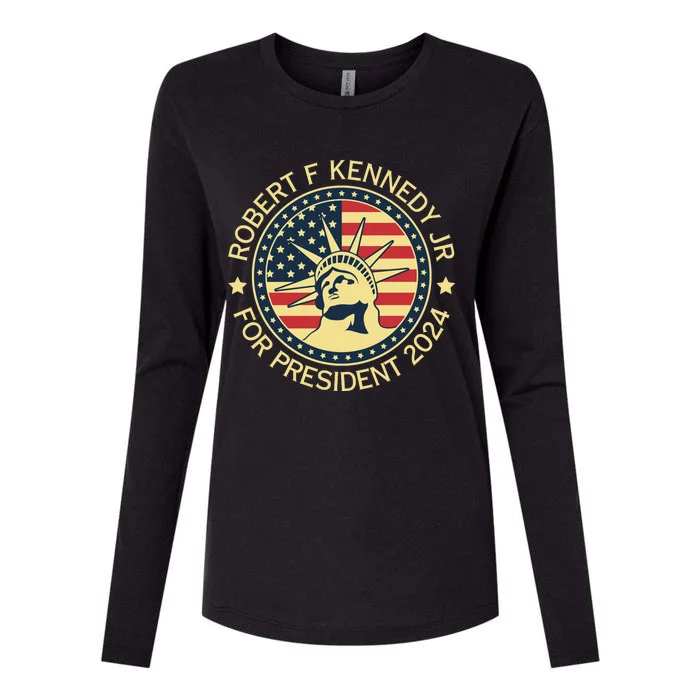 RFK Robert F Kennedy Jr For President 2024 Womens Cotton Relaxed Long Sleeve T-Shirt