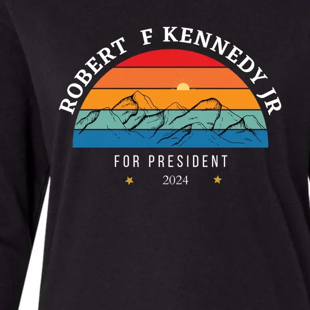 RFK Robert F Kennedy Jr For President 2024 Womens Cotton Relaxed Long Sleeve T-Shirt