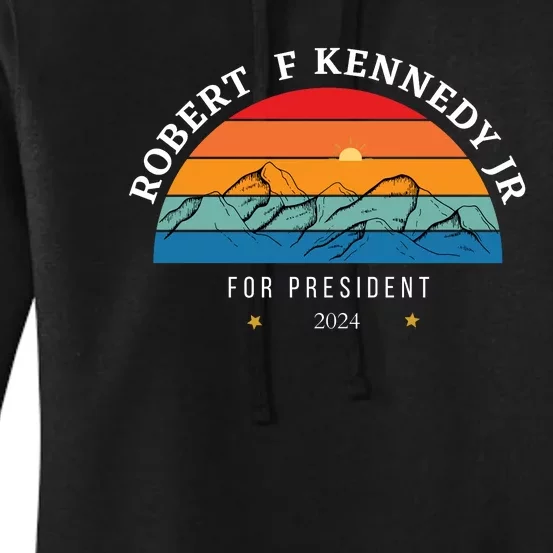 RFK Robert F Kennedy Jr For President 2024 Women's Pullover Hoodie