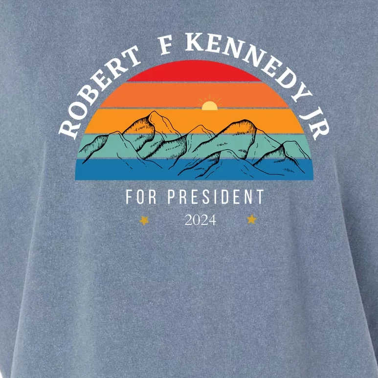 RFK Robert F Kennedy Jr For President 2024 Garment-Dyed Women's Muscle Tee