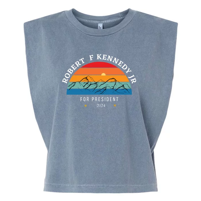 RFK Robert F Kennedy Jr For President 2024 Garment-Dyed Women's Muscle Tee