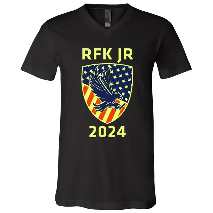 RFK Robert F Kennedy Jr For President 2024 V-Neck T-Shirt