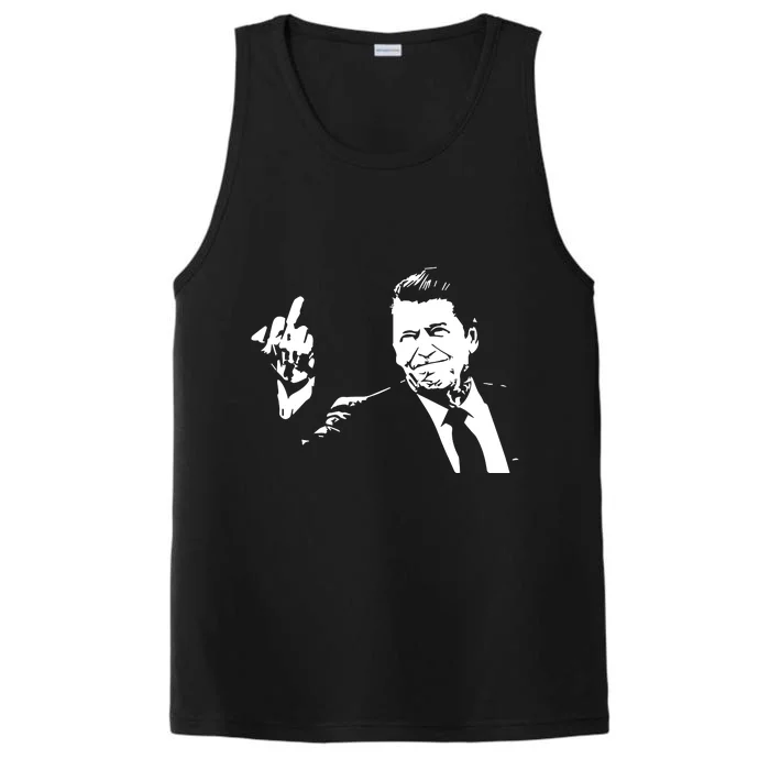 Ronald Reagan Flipping Performance Tank