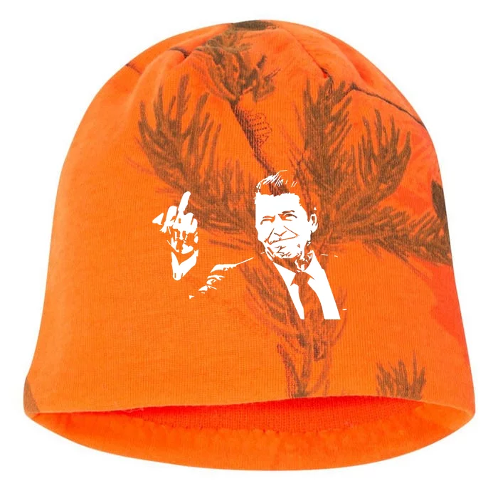 Ronald Reagan Flipping Kati - Camo Knit Beanie